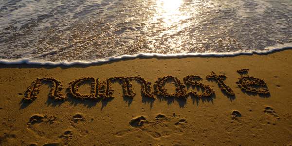 Namaste In Sand